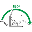 Ordner 180° Active Solid A4 82mm hellgrün Kunststoff Leitz 1047-10-50 Produktbild Additional View 3 S