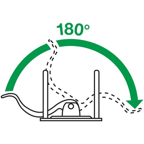 Ordner 180° Active Solid A4 82mm hellgrün Kunststoff Leitz 1047-10-50 Produktbild Additional View 3 L