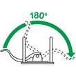 Ordner 180° Active Solid A4 65mm hellrot Kunststoff Leitz 1048-10-20 Produktbild Additional View 3 S