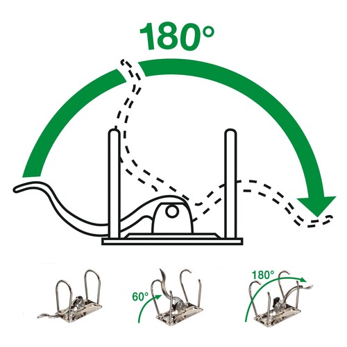 Ordner 180° Active Solid A4 65mm hellgrün Kunststoff Leitz 1048-10-50 Produktbild Additional View 4 L