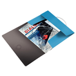 Eckspanner Solid mit 3 Klappen A4 für 150Blatt hellblau PP Leitz 4563-10-30 Produktbild Additional View 1 S