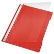 Schnellhefter Vorderdeckel transparent A4 hellrot PP Leitz 4191-00-20 Produktbild
