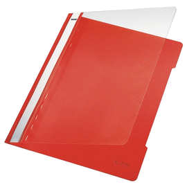 Schnellhefter Vorderdeckel transparent A4 hellrot PP Leitz 4191-00-20 Produktbild