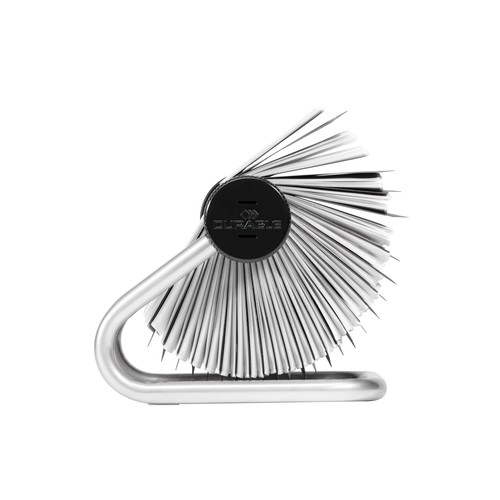 Visitenkarten Rollkartei Visifix mit Register für 400 Karten silber Durable 2481-23 Produktbild Additional View 1 L