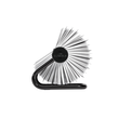 Visitenkarten Rollkartei Telindex mit Register für 500 Karten schwarz Durable 2482-01 Produktbild Additional View 1 S