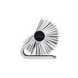 Visitenkarten Rollkartei Telindex mit Register für 500 Karten silber Durable 2482-23 Produktbild Additional View 1 S