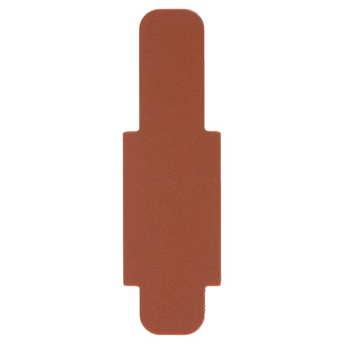 Stecksignal 12x40mm braun Hartfolie Leitz 6030-00-75 (BTL=50 STÜCK) Produktbild Front View L