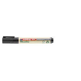 Whiteboardmarker EcoLine 29 1-5mm Keilspitze schwarz trocken abwischbar Edding 4-29001 Produktbild