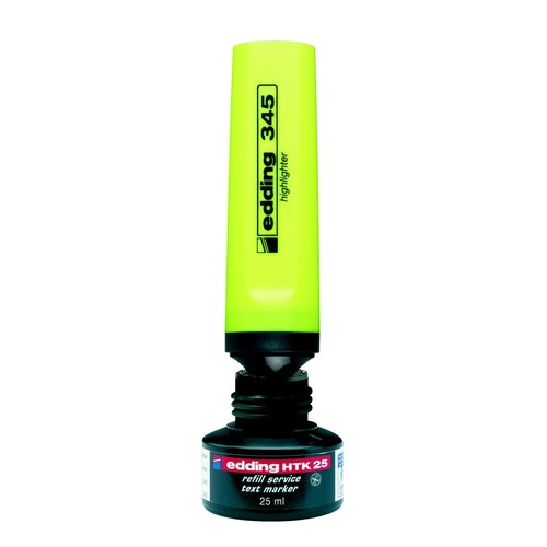 Textmarker-Nachfülltusche EcoLine T25 25ml gelb Edding 4-HTK25005 Produktbild Additional View 1 L