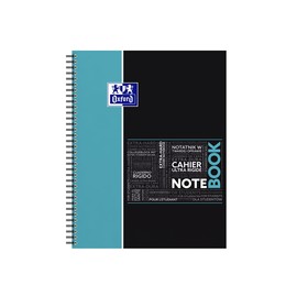 Collegeblock Oxford Student Notebook A4+ kariert 4-fach Lochung 80Blatt 90g Optik Paper weiß 400037406 Produktbild