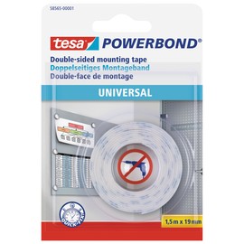 Powerbond Universal Office doppelseitig 19mm x 1,5m Tesa 58565-00001-00 (RLL=1,5 METER) Produktbild