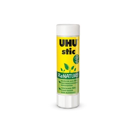 Klebestift Uhu Stic ReNATURE groß 40g Lösungsmittelfrei UHU 47 (ST=40 GRAMM) Produktbild