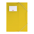 Eckspanner mit 3 Klappen A4 gelb transluzent PP Brunnen 10-4160410 Produktbild