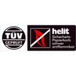 Papierkorb SE 12l schwer entflammbar schwarz Helit H6106395 Produktbild Additional View 1 S