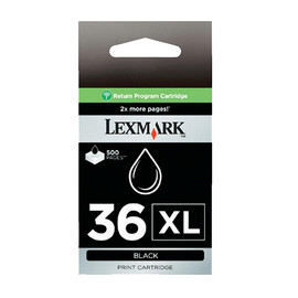 Tintenpatrone 36XL für Lexmark Z2420/ 2410/2400 18ml schwarz Lexmark 18C2170E Produktbild