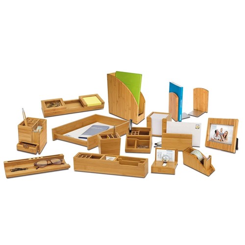 Stehsammler BAMBUS A4 natur Holz Wedo 611307 Produktbild Additional View 1 L