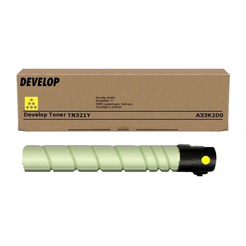 Toner TN-321Y für Ineo +224/+284/+364 25000Seiten yellow Develop A33K2D0 Produktbild Front View L