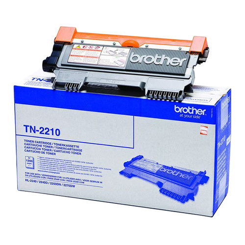 Toner für HL-2240/2215/2220 1200Seiten schwarz Brother TN-2210 Produktbild Front View L