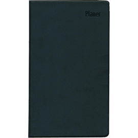Taschenplaner 2025 9,5x16cm 1Woche/2Seiten geheftet schwarz Zettler 560-1020 Produktbild