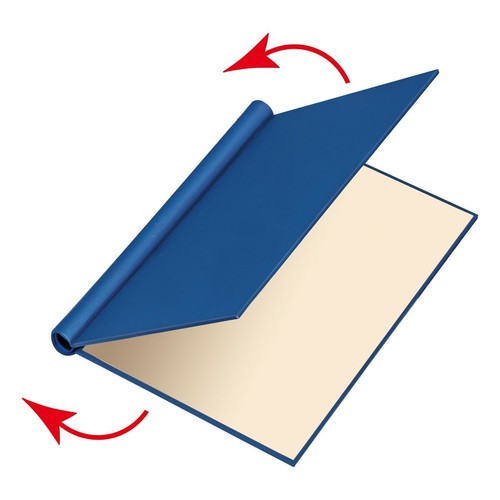 Klemmbinder A4 bis 150Blatt schwarz Ledernarbung Veloflex 4944080 Produktbild Additional View 1 L