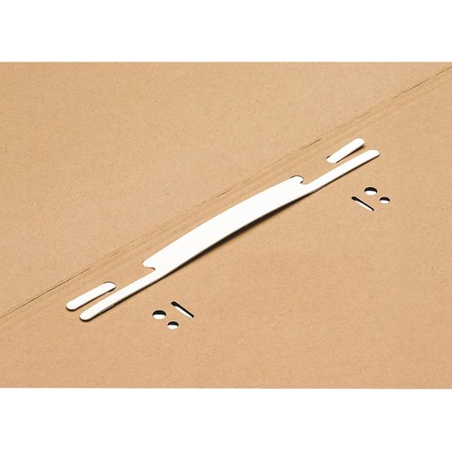 Flachheftzunge für Einstellmappen 150x13mm weiß PP Elba 100552033 (PACK=50 STÜCK) Produktbild Additional View 1 L