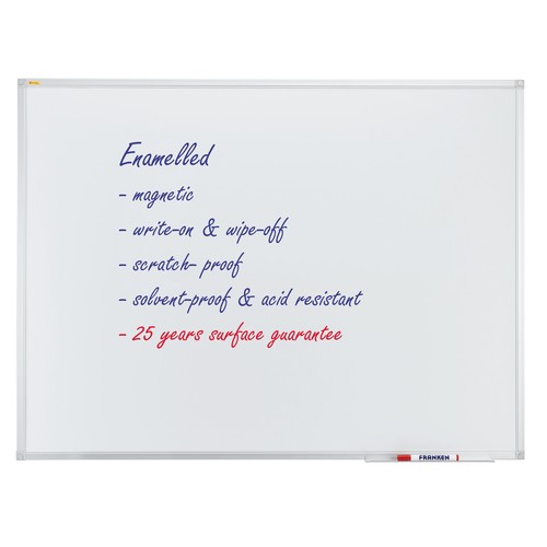 Schreibtafel X-tra!Line 200x100 cm emailliert Franken SC3204 Produktbild Additional View 1 L