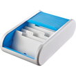 Visitenkartenbox Linear 136x240x67mm blue lagune Kunststoff Helit H6218030 Produktbild