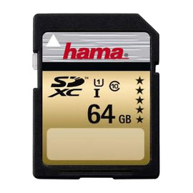 SDXC Memory Card Class10 64GB UHS-I 22MB/s Hama 00104379 Produktbild