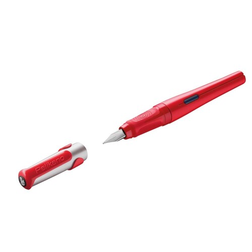 Schulfüller Pelikano P480 M Rechtshänder Trendfarbe 2017 rot Pelikan 802987 Produktbild Additional View 1 L