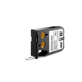 Schriftband XTL 12mm/7m schwarz auf weiß Vinyl Dymo 1868751 (ST=7 METER) Produktbild