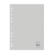 Register A4 Buchstaben A-Z grau Plastik BestStandard Produktbild