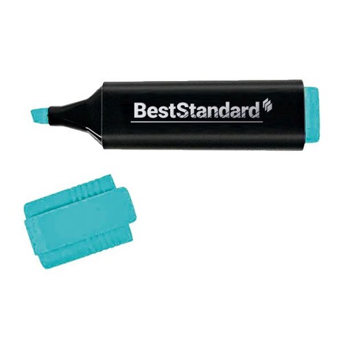 Textmarker 2-5mm Keilspitze blau BestStandard 3397 Produktbild Front View L