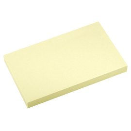 Haftnotizen ca. 76x127mm gelb Papier BestStandard (ST=100 BLATT) Produktbild