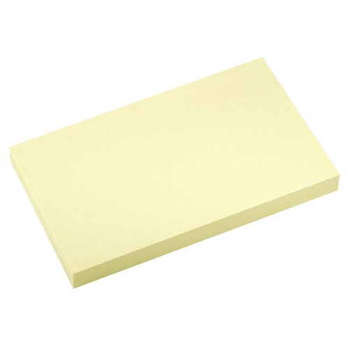 Haftnotizen ca. 76x127mm gelb Papier BestStandard (ST=100 BLATT) Produktbild