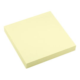 Haftnotizen ca. 76x76mm hellgelb Papier BestStandard (ST=100 BLATT) Produktbild