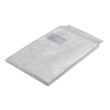 Faltentasche TYVEK mit Fenster C4 229x324x20mm mit Haftklebung 54g weiß mit Spitzboden (PACK=100 STÜCK) Produktbild Additional View 2 S