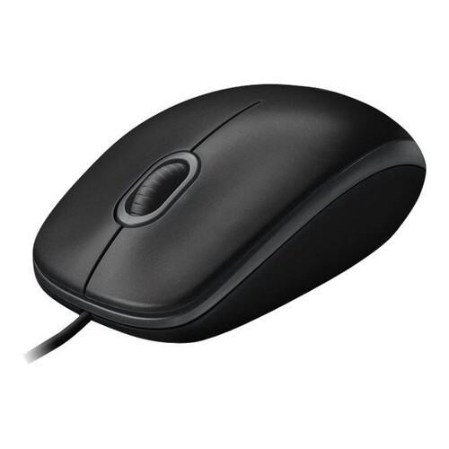Logitech B100 - Maus - rechts- und linkshändig Produktbild Additional View 1 L
