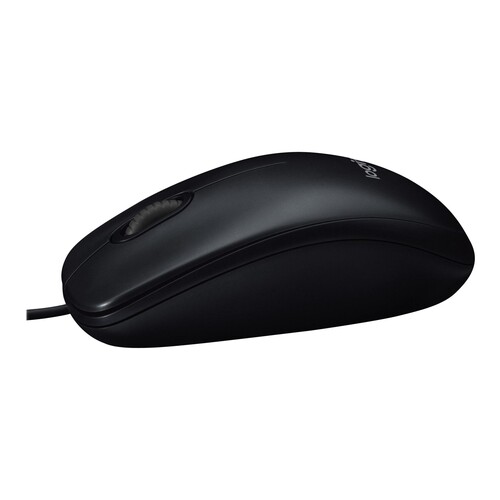Logitech B100 - Maus - rechts- und linkshändig Produktbild Additional View 2 L