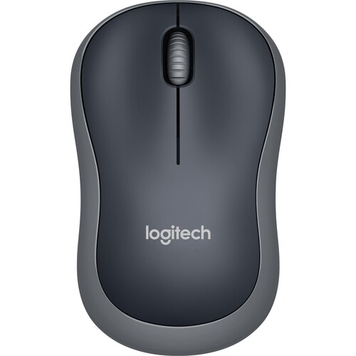 Wireless Optical Mouse M185 3 Tasten swift grey Logitech 910-002238 Produktbild Additional View 1 L