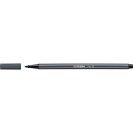 Fasermaler Pen 68 1mm Rundspitze schwarzgrau Stabilo 68/97 Produktbild