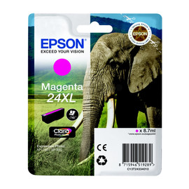 Tintenpatrone 24XL für Epson Expression Photo XP-750/760/850/860-950 8,7ml magenta Epson T243340 Produktbild