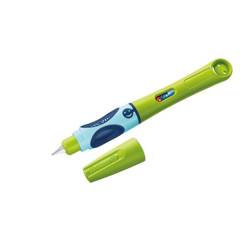 Schulfüller Griffix 4 P2GRR für Rechts- händer mit neuer Drehkappe green/grün Kunststoff Pelikan 300008686 Produktbild