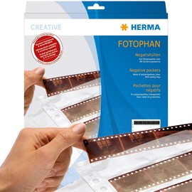 Fotohüllen Fotophan für Negative A4 240x310mm klar kunststoff Herma 7769 (PACK=100 BLATT) Produktbild