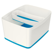 Aufbewahrungsbox MyBox mit Deckel für A4 318x198x385mm 18Liter weiß/blau Kunststoff Leitz 5216-10-36 Produktbild Additional View 7 S