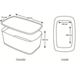 Aufbewahrungsbox MyBox mit Deckel für A5 318x128x191mm 5Liter weiß/grau Kunststoff Leitz 5229-10-01 Produktbild Additional View 9 S