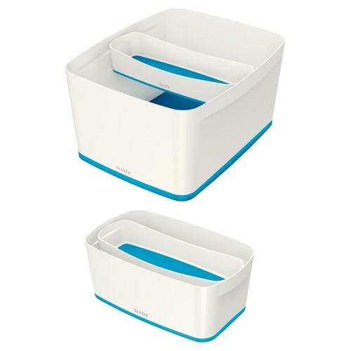 Aufbewahrungsschale MyBox 307x55x105mm weiß/blau Leitz 5258-10-36 Produktbild Additional View 2 L