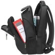 Laptoprucksack Business bis 15,6" 33x16,5x51cm schwarz Wedo 597601 Produktbild Additional View 1 S