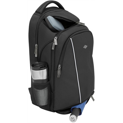 Laptoprucksack Business bis 15,6" 33x16,5x51cm schwarz Wedo 597601 Produktbild Additional View 3 L