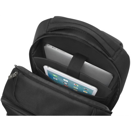 Laptoprucksack Business bis 15,6" 33x16,5x51cm schwarz Wedo 597601 Produktbild Additional View 2 L