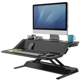 Workstation Sitz/Steh Desktop Lotus schwarz Fellowes 0007901 Produktbild